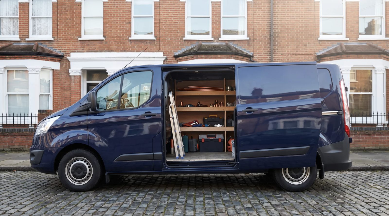 Plumbing Done Right van stocked with plumbing tools and materials — plumbers in Northampton, Northamptonshire